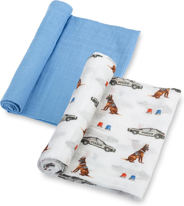 100% Organic Cotton Muslin Swaddle Blanket, Soft Baby Blankets
