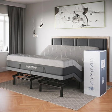 Classic Adjustable Bed Base, Head and Foot Lift, Massage, Under-Bed Lights, USB, Gel Memory, Zero Gravity Smart Frame