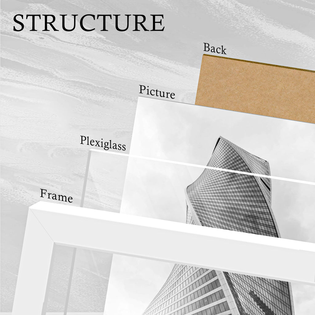 20x28 Picture Frame 2 Pack, White 20x28 Poster Frame for Puzzle