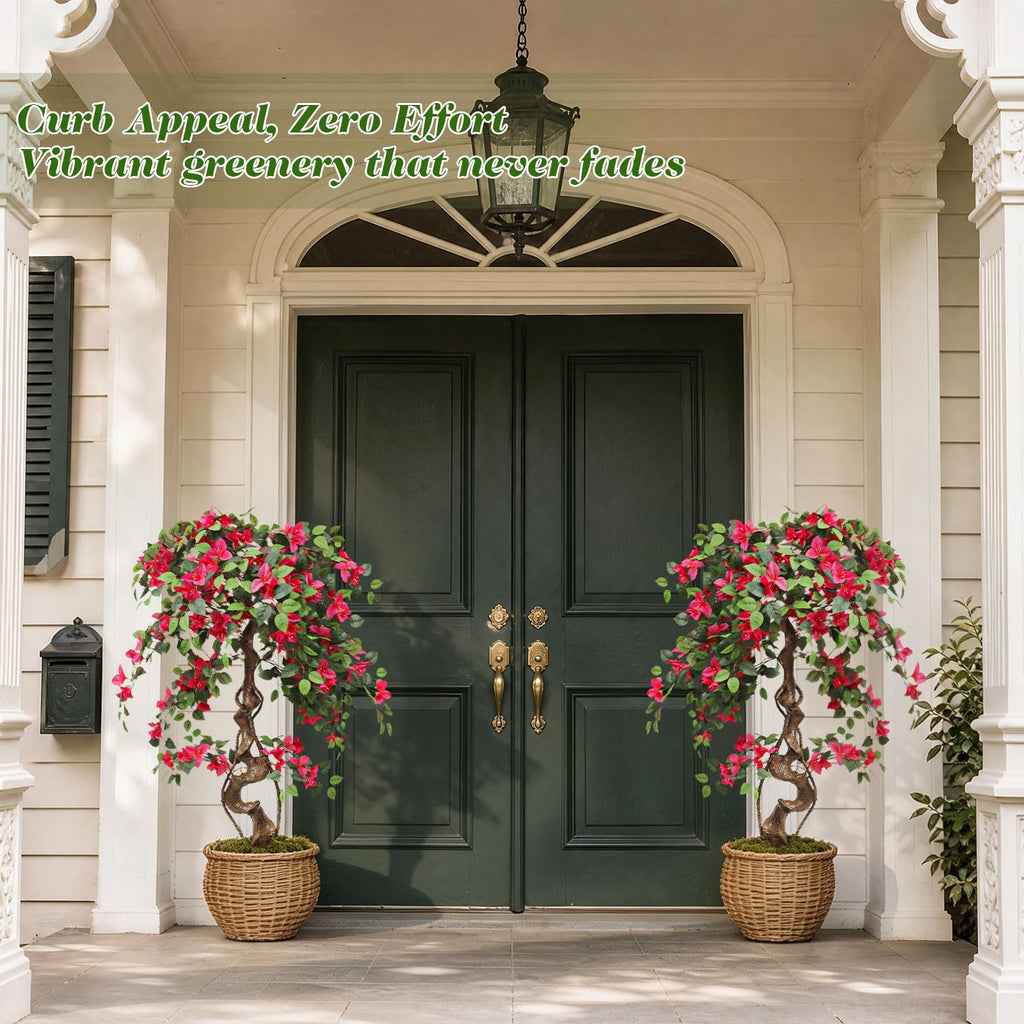 5FT Artificial Bougainvillea Tree for Outdoors or Indoors