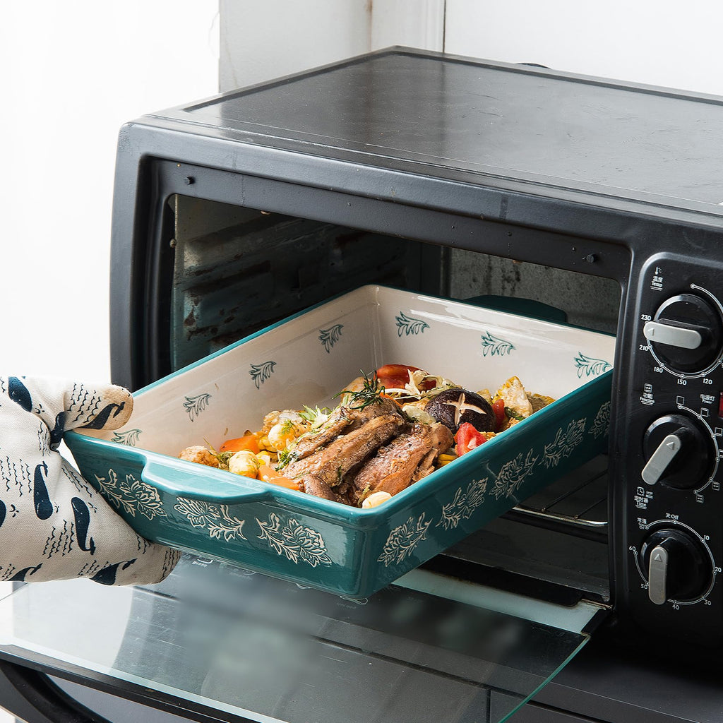 Baking Dish Ceramic Lasagna Pan Casserole Dish 3-Piece Bakeware Sets Baking Dishes Baking Set Baking Dish Set