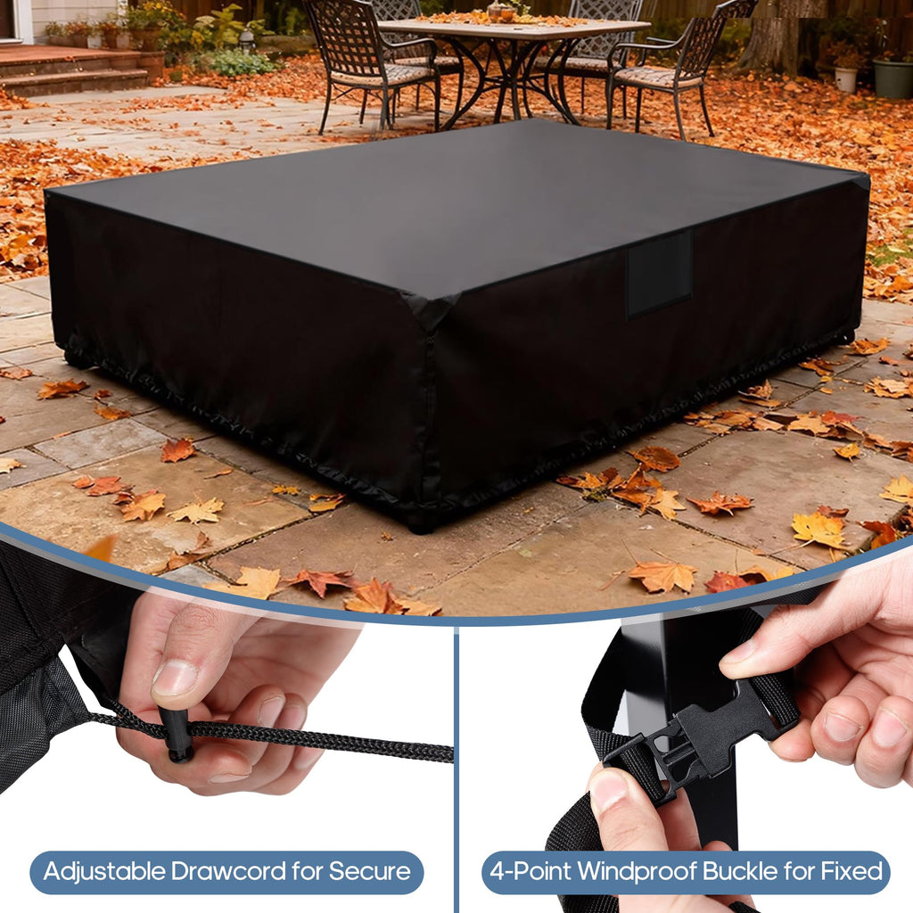 Outdoor Furniture Cover 600D Waterproof Patio Sofa Cover 111" X 74"