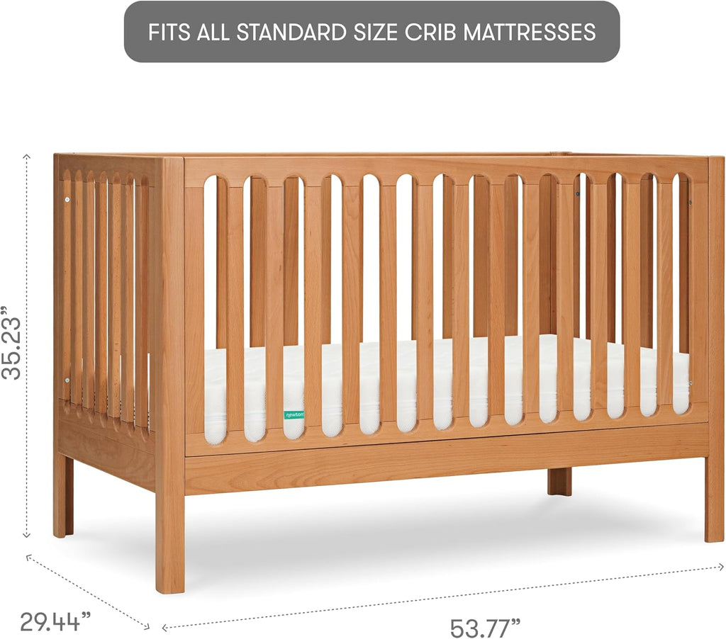 Galileo 3-in-1 Convertible Standard Crib - Chestnut | Standard Crib, 3-in-1 Convertible, Toddler Bed Conversion Kit
