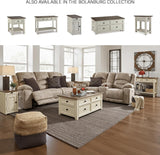 Bolanburg Lift-Top Coffee Table with Storage Two-Tone Rustic Farmhouse Cocktail Table - Brown/White