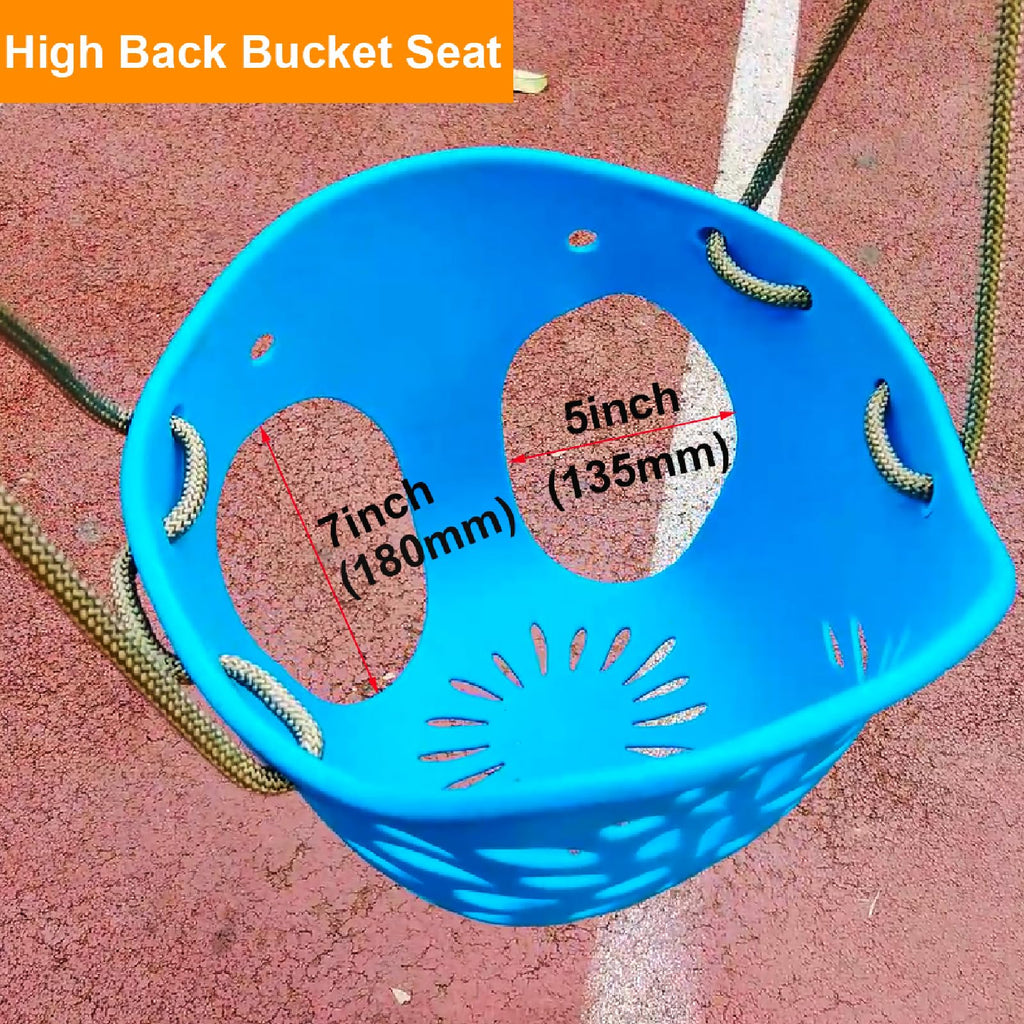 2Pcs Full Bucket Toddler Swing Seat for Swing Set Accessories