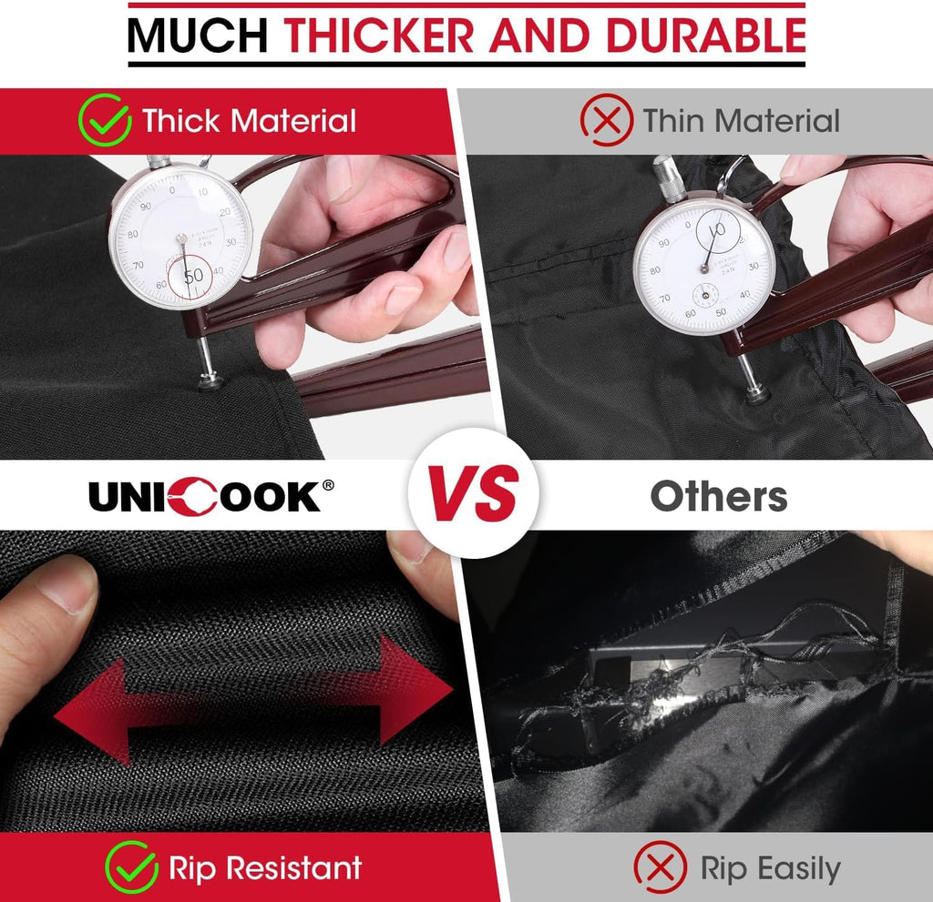 Heavy Duty Waterproof Barbecue Gas Grill Cover, 65-inch BBQ Cover, Special Fade and UV Resistant Material, Durable