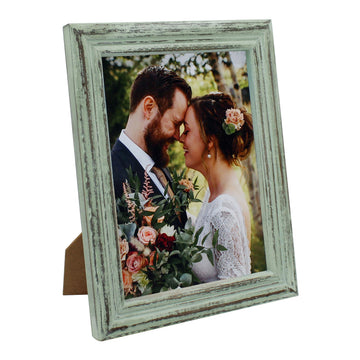 8x6 Picture Frame Made of Solid Wood High Definition Glass Rustic Antique Designs Small Photo Frame for Tabletop