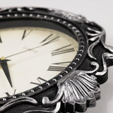 AYRELY 14 Inch Oval Rustic Wall Clock, Wall Clocks Battery Operated, Country Style Silent Non Ticking Clock