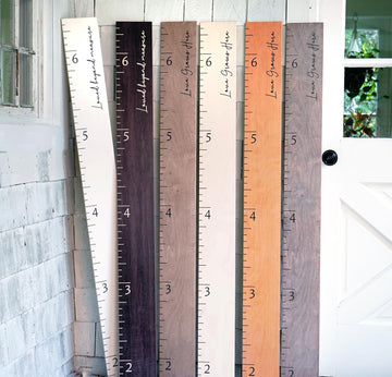 Personalized Wooden Growth Chart for Kids, Nursery Decor