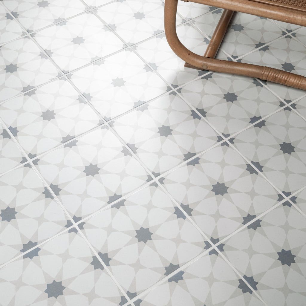 Porcelain Wall Tile | Zoudia Encaustic | 8" x 8"