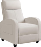 Recliner Chair Adjustable Home Theater Single Recliner Sofa Furniture with Thick Seat Cushion and Backrest Modern
