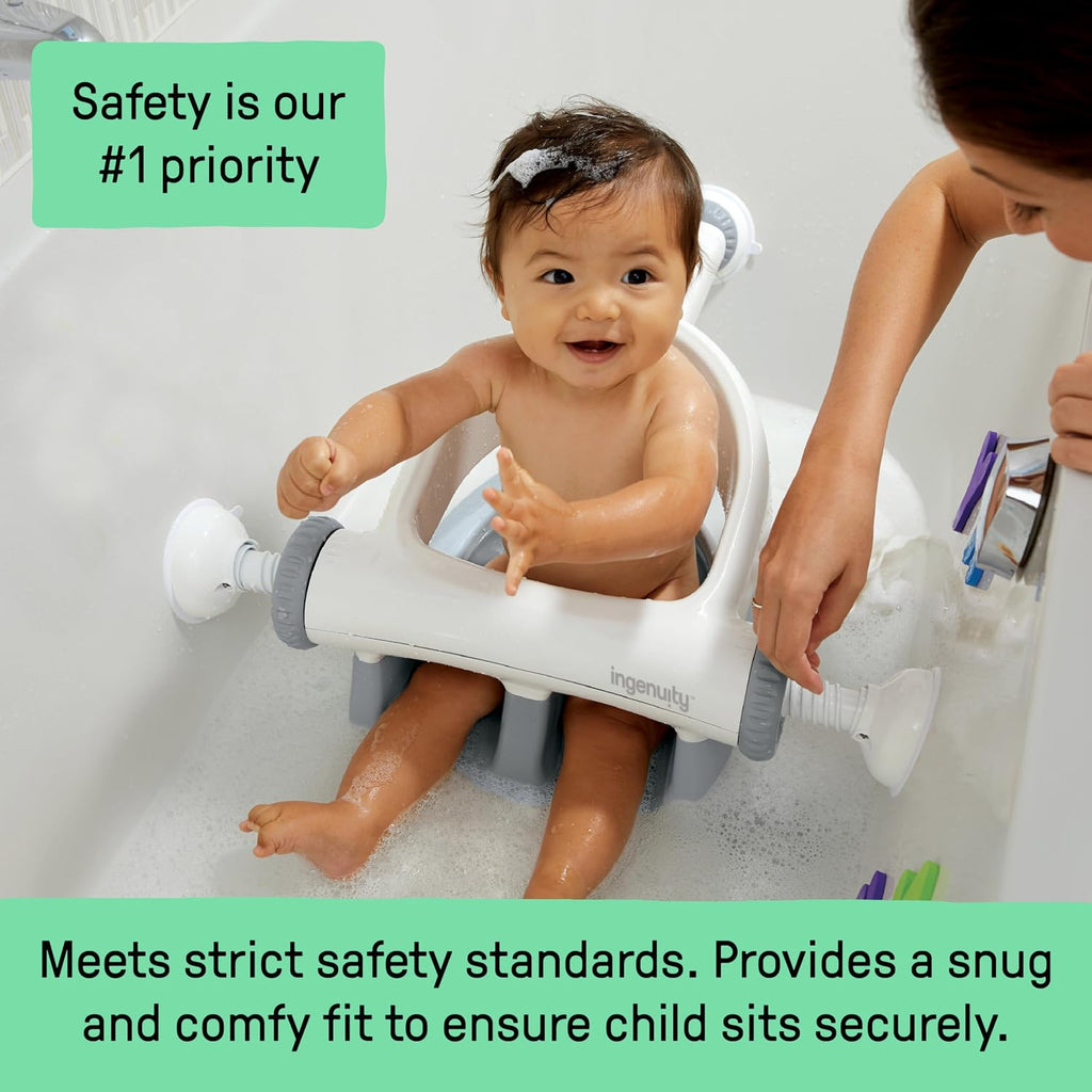 My Baby Bath Seat for Sit-Up Bathing with Secure Suction Cups