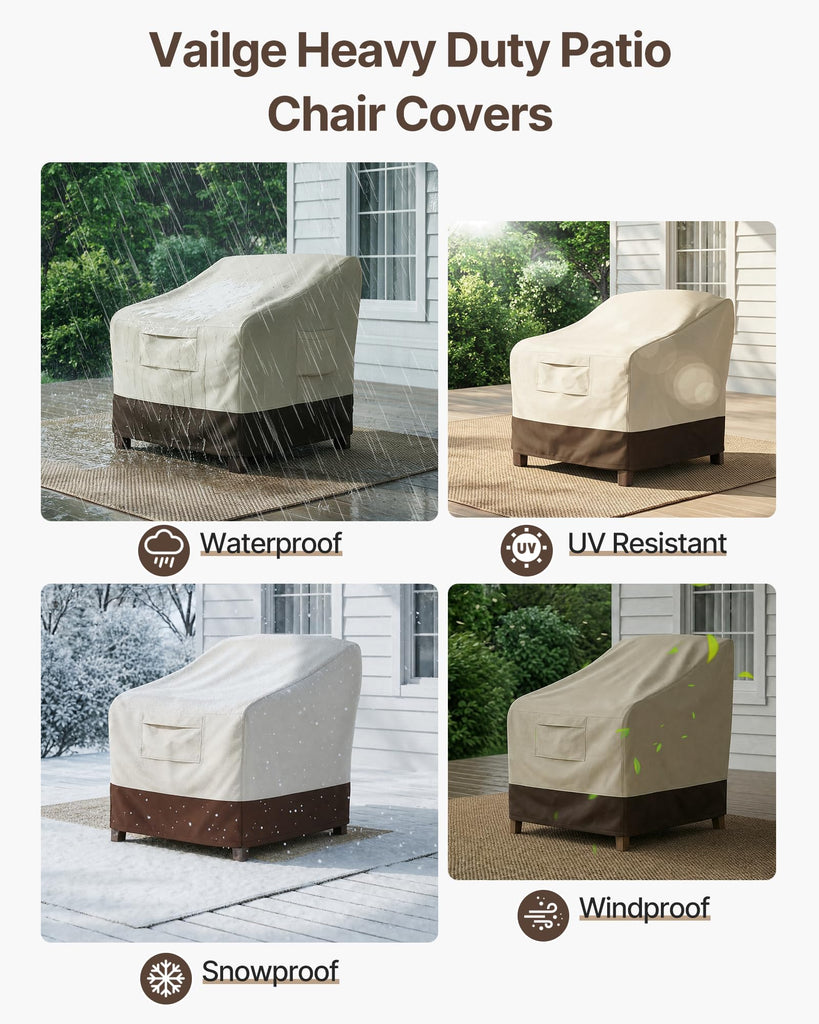 Outdoor Furniture Covers Heavy-Duty Waterproof