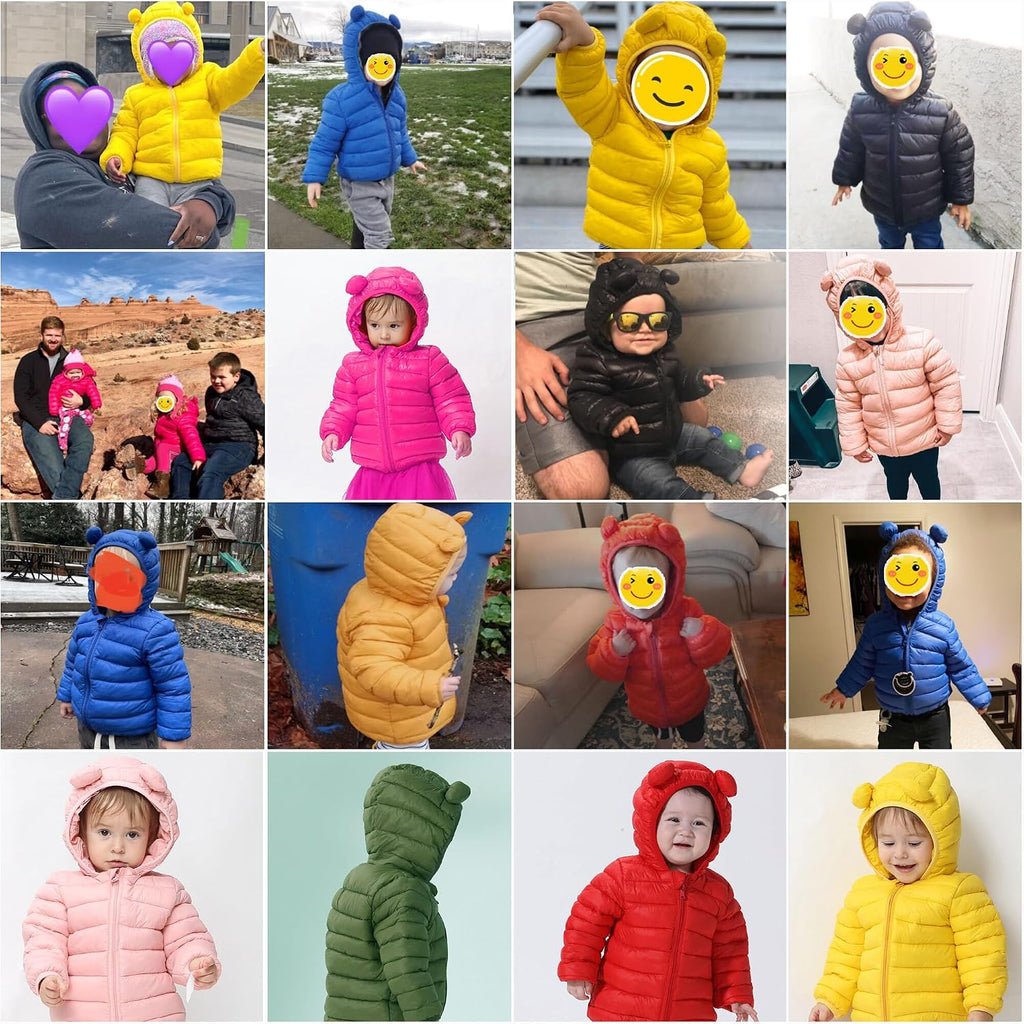 Toddler Winter Coats Lightweight Puffer Jacket for Baby Infant kids