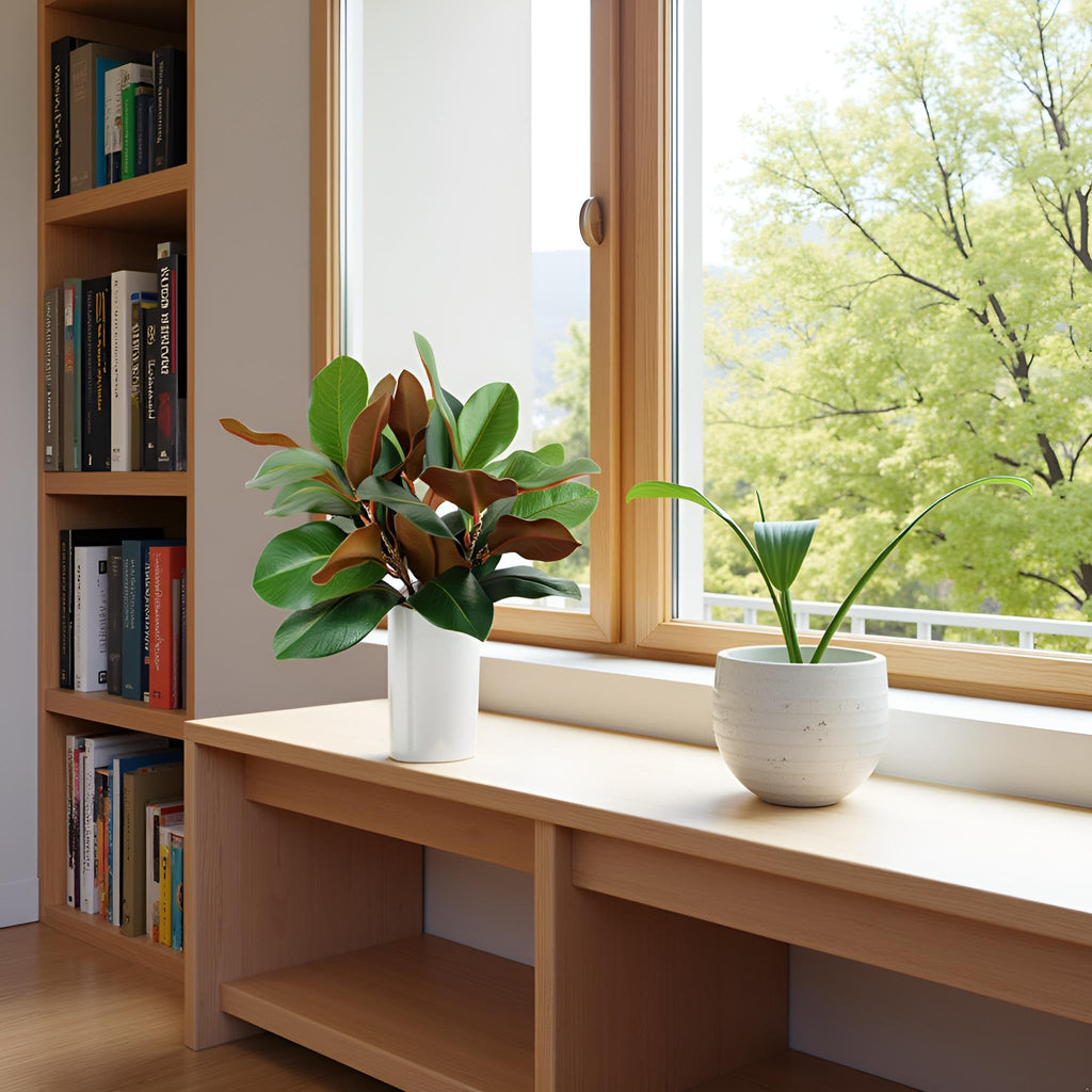 3Pcs Magnolia Leaves Artificial Branches Faux Greenery Stems Fake Leafs Faux Plant Stems for Vase Filling Floral