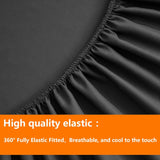 Full Comforter Set - 7 Pieces, Bed in a Bag Bedding Sets with All Season Soft Quilted Warm Fluffy Reversible