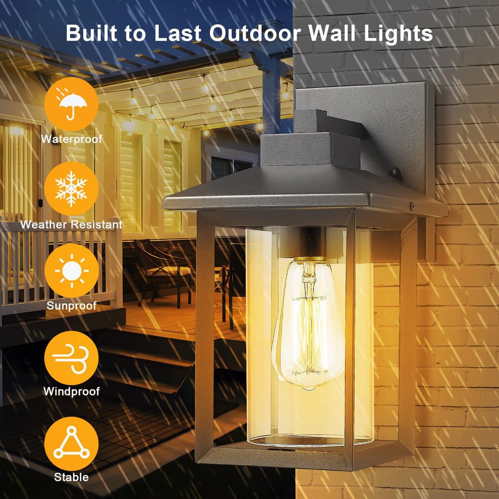 Outdoor Wall Mount Lights, H11.84 Exterior Wall Sconces, Outdoor Lighting Fixture, Exterior Lantern, Lighting Fixture