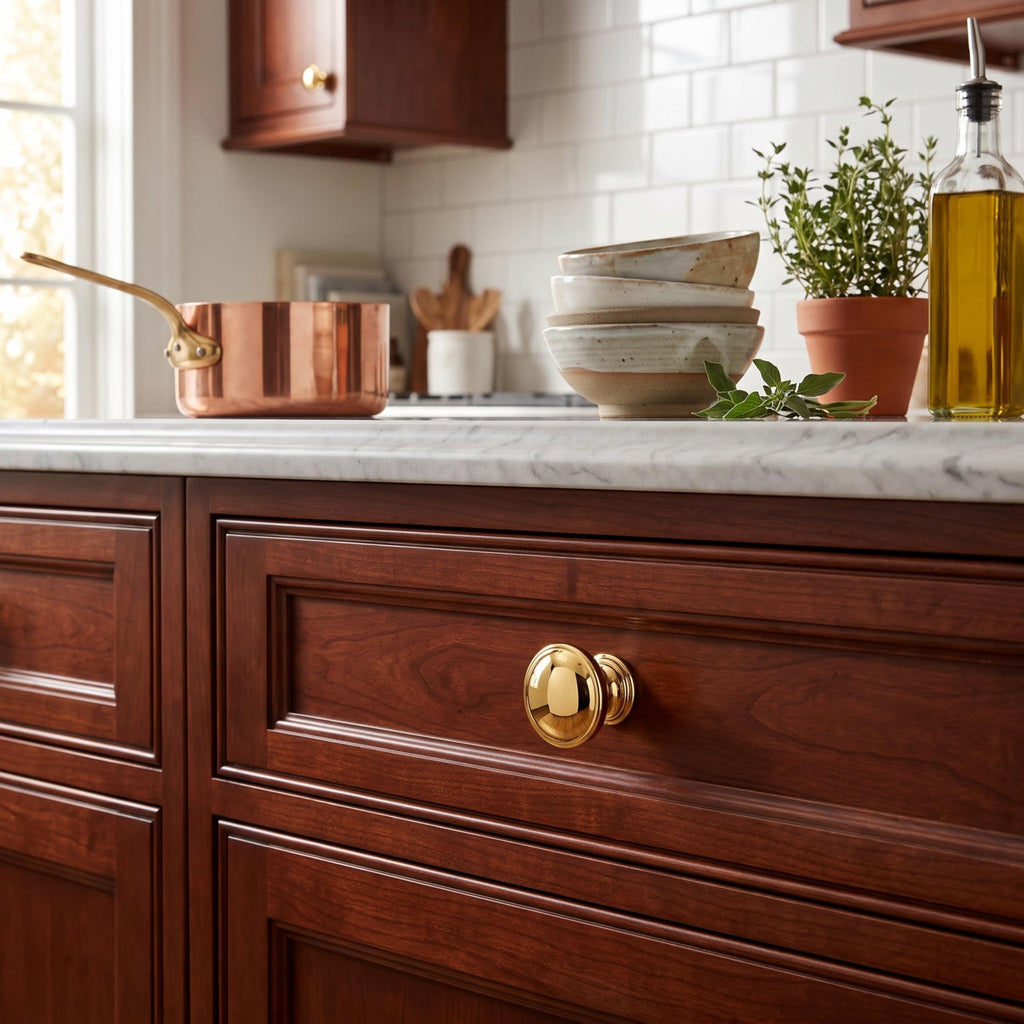 Handmade 100% Solid Real Brass Unlacquered Brass Cabinet Knobs