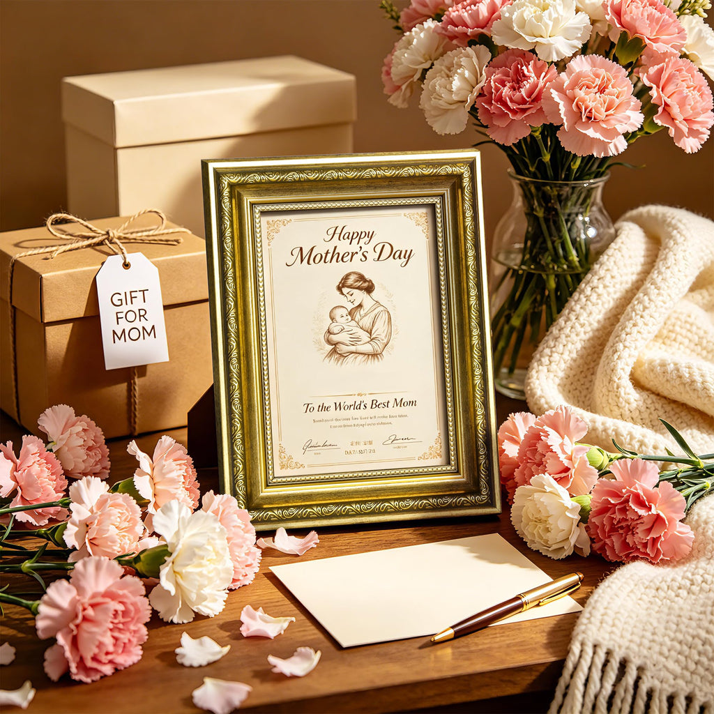 Vintage 8x10 Picture Frame, Antique Gold Frames, 2 Pack
