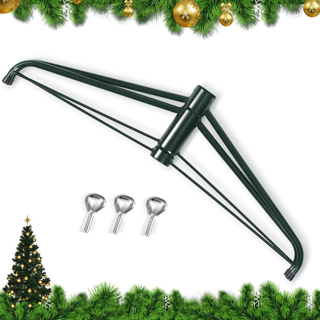 24-Inch Christmas Tree Stand, Folding Artificial Tree Stand Replacement, Metal Tree Base for 3-7.5 FT Trees, Fits
