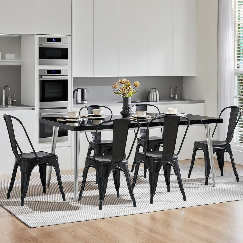 Counter Height Bar Stools Set of 8, Dining Chairs Island