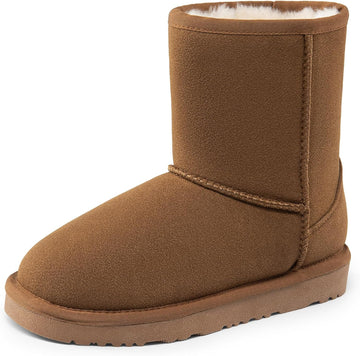 Girls Boots Kids Boys Winter Mid Boot