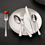 Silverware Set for 8, 40-Piece Forged 18/10 Stainless Steel Flatware Set, Mirror Finish Cutlery Set Dishwasher Safe