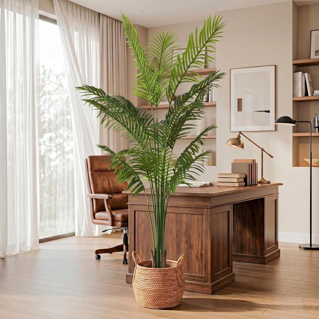 7ft Artificial Palm Tree Artificial Tree Indoor/Outdoor Decor