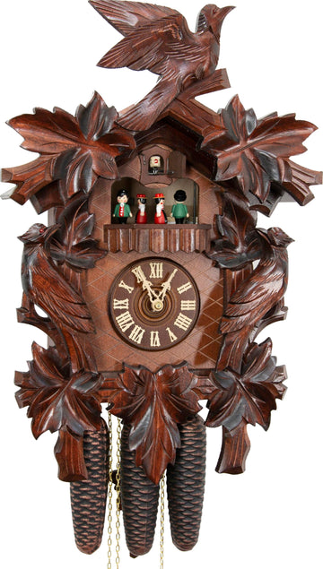 German Cuckoo Clock 8-day-movement Carved-Style 20.00 inch - Authentic black forest cuckoo clock