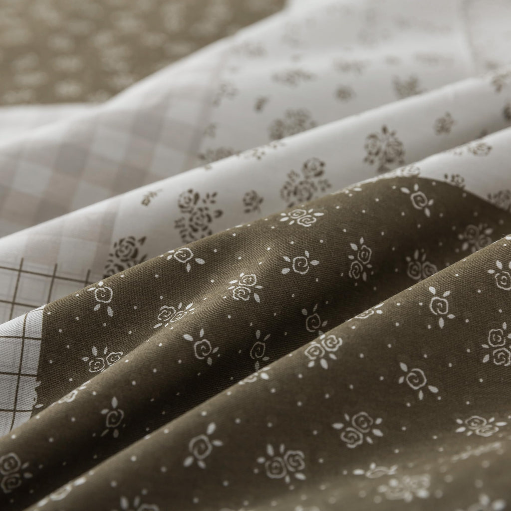 Rustic Duvet Cover - 100% Cotton Comforter Cover 3-Piece, All Season Bedding Duvet Cover Sets with Zipper