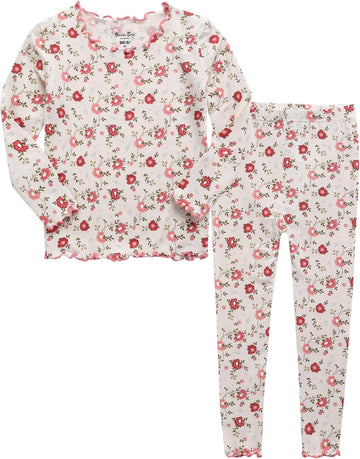 12Y Infant Kids Toddler Girls Boys Soft Comfy Modal Tencel Sleepwear Pajamas 2pcs Set