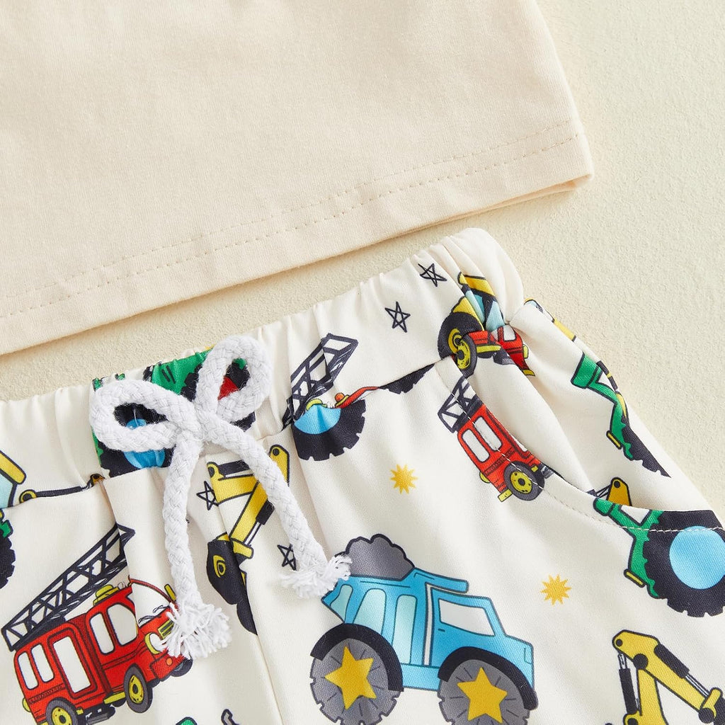 Brother Matching Outfit Toddler Baby Boy Summer Clothes T-Shirt Shorts Set