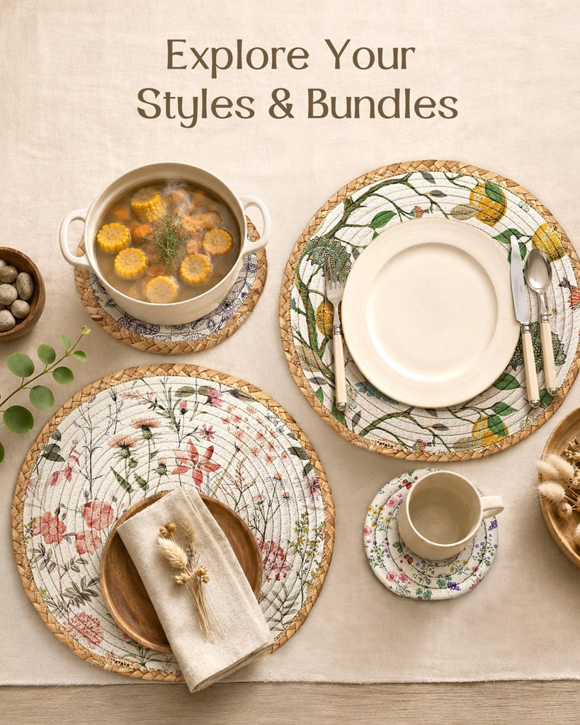Heat Resistant Table Mats , Placemat, Chinoiserie