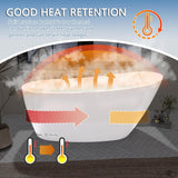 59" Free Standing Tub, Pure Acrylic Freestanding Bathtub, Stylish Stand Alone Contemporary Deep Soaking Bath Tub
