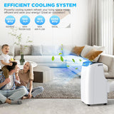 12000 BTU Portable Air Conditioners with Remote Control, 3-in-1 Free Standing Cooling AC Unit with Fan & Dehumidifier