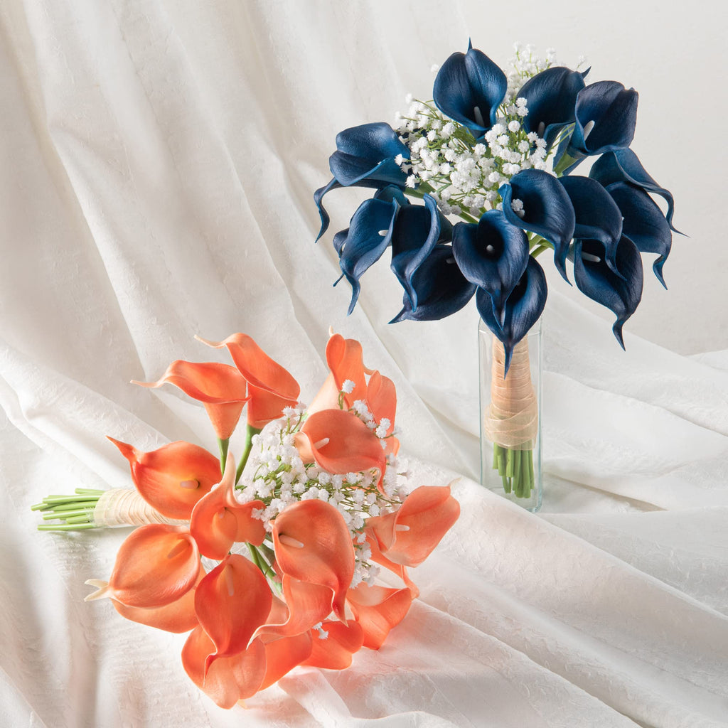 20Pcs Artificial Calla Lily Flower Real Touch Latex