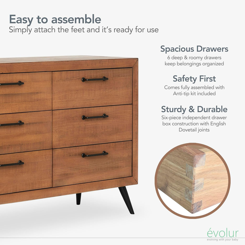 Stilnovo Mid Century Dresser, in Sugar Cane