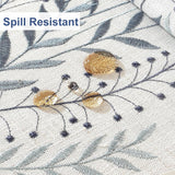 Spring Table Cloth Rectangle Table, Embroidery Heavy Duty Cotton Linen Tablecloth, Farmhouse Rustic 