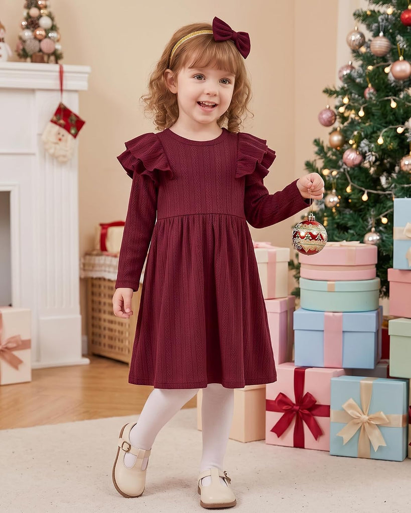 Toddler Girls Dress Little Kids Fall Winter Clothes