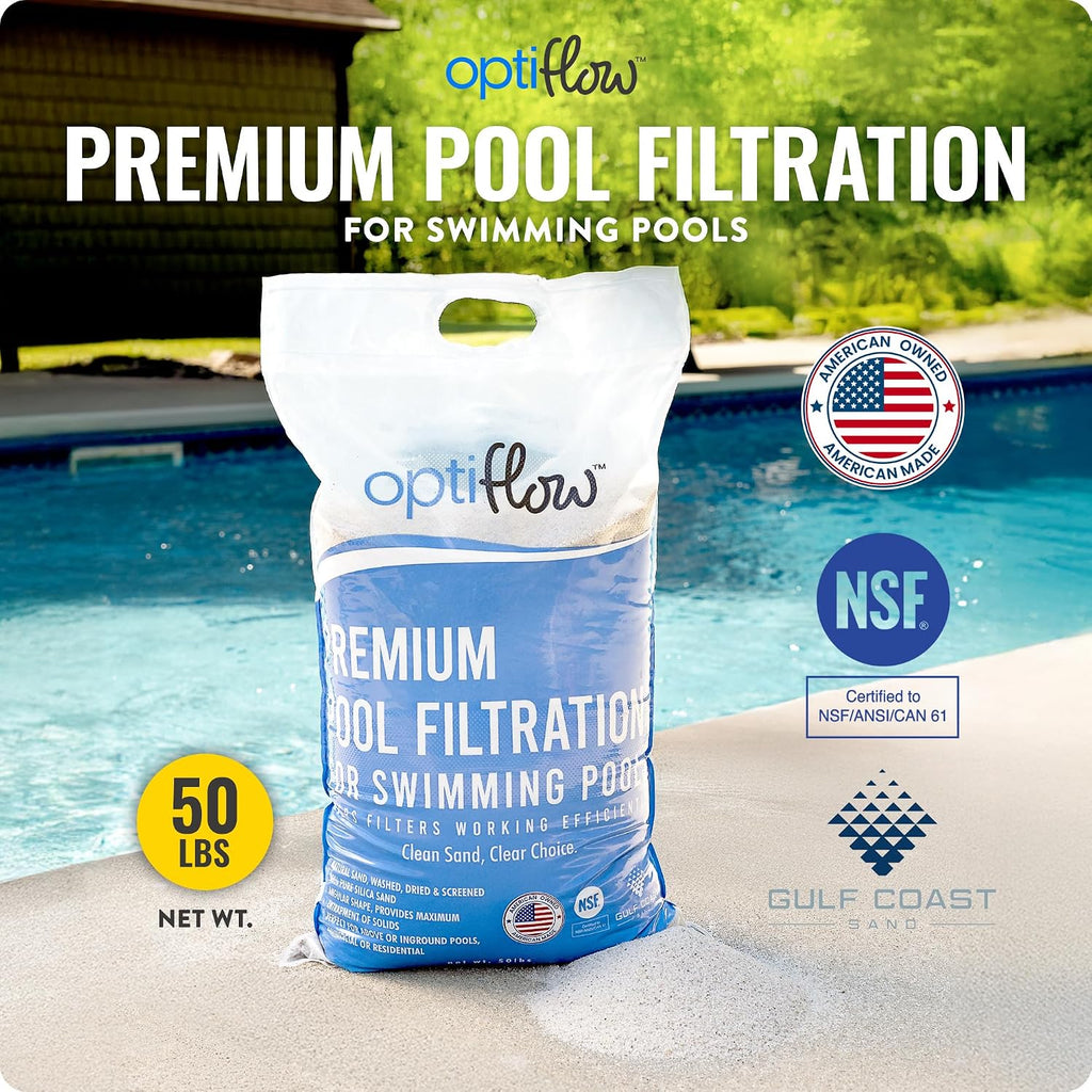 26647EG Krystal Clear 2800 GPH Sand Filter Pump for Above Ground Pools Bundled with OptiFlow 2 Pack Premium Pure