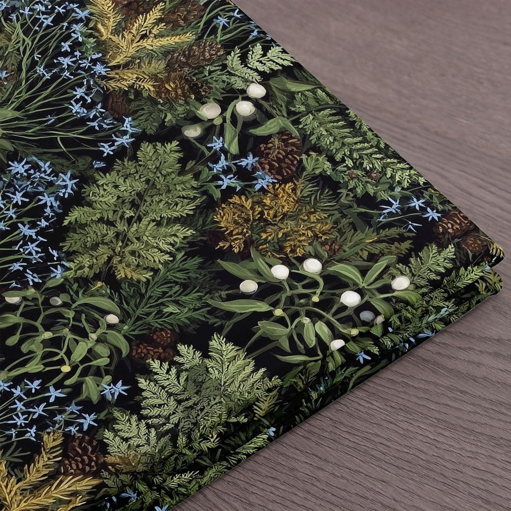 Jungle Leaves Fabric by The Yard Green Botanical Leaf Soft Polyester Sewing Fabric Wild Natural Plants Decor No