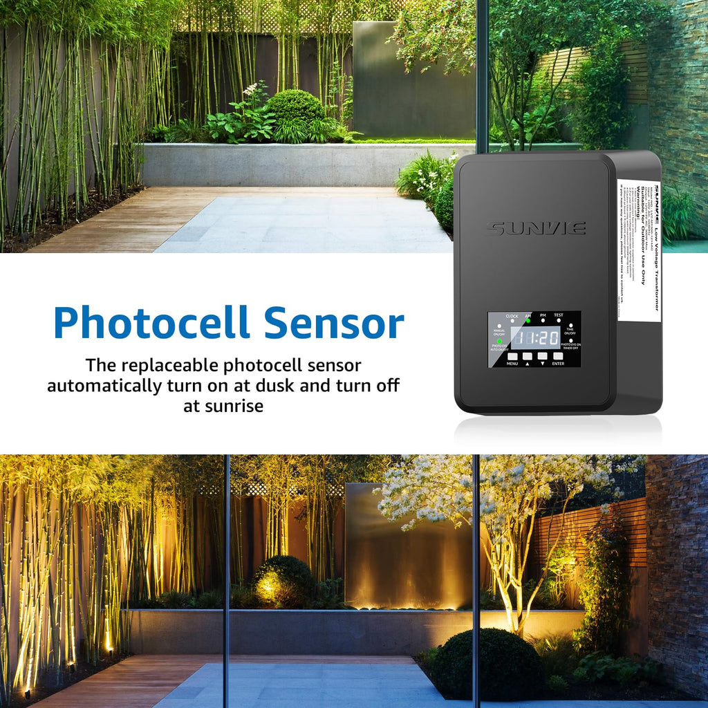 Low Voltage Landscape Lights with 300W Transformer