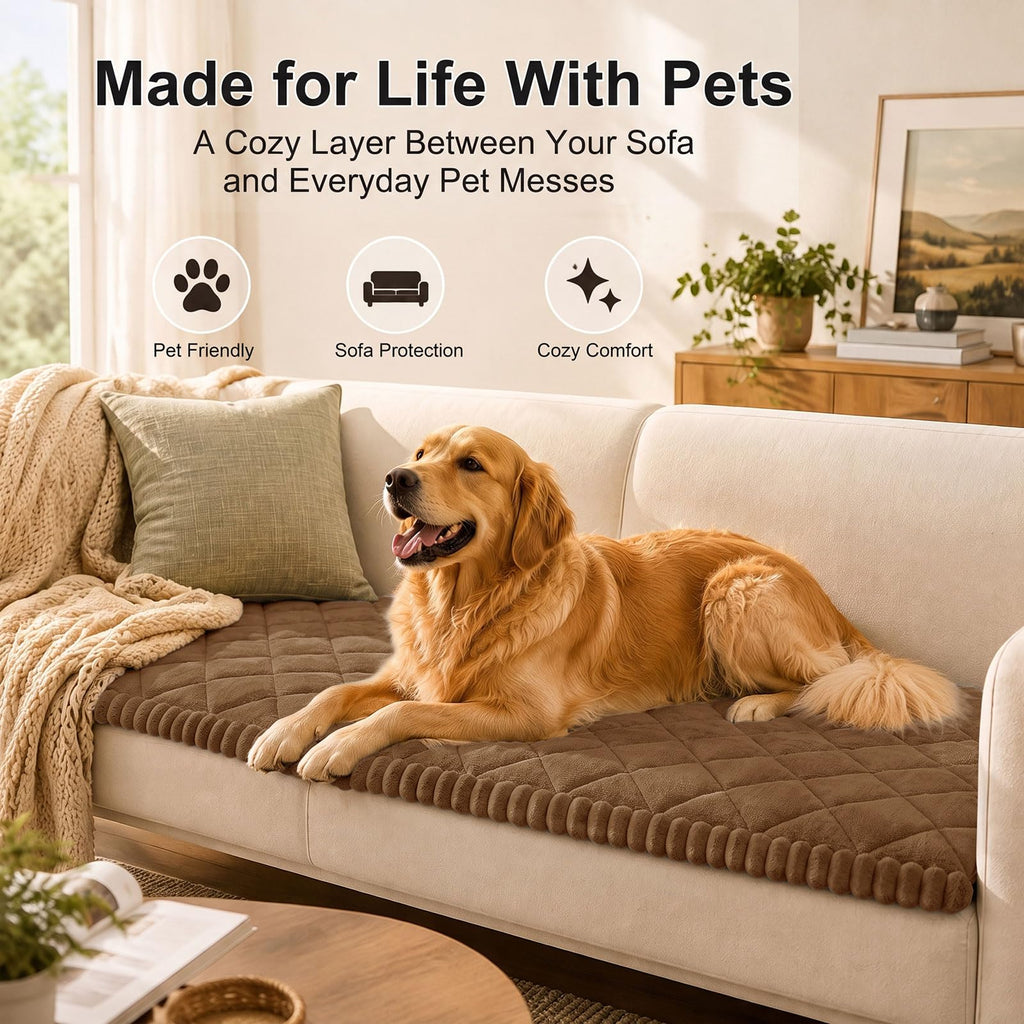 Couch Covers for Dogs Washable, Non Slip Sofa Protector for Pets