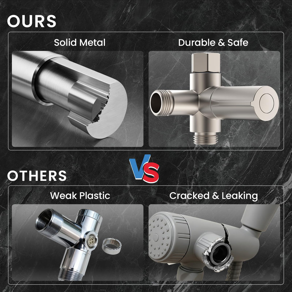 Multi-Function Shower Head with Handheld, High Pressure, Starlight