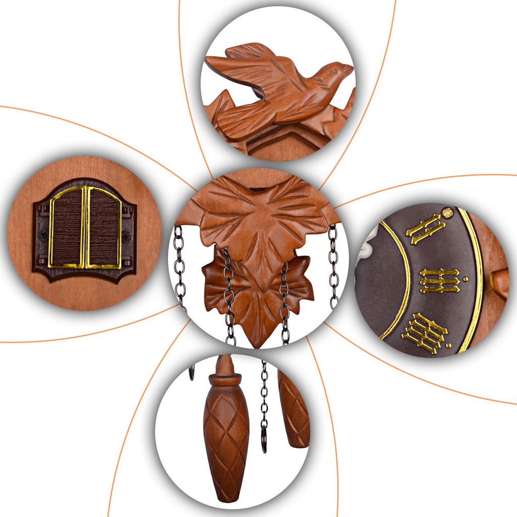 Handcrafted Wood Cuckoo Clock