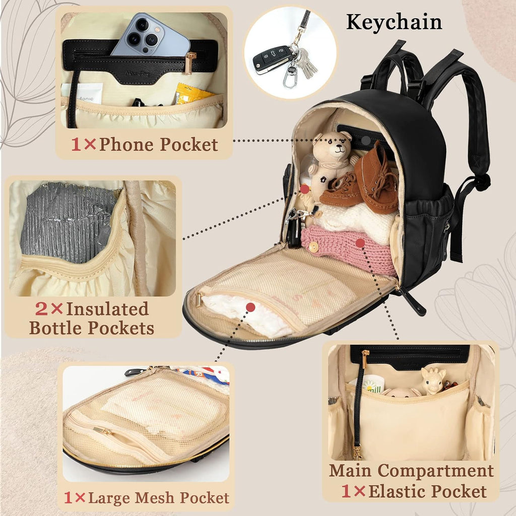 Small Diaper Bag Mini Diaper Bag Backpack Mini Backpack for Moms