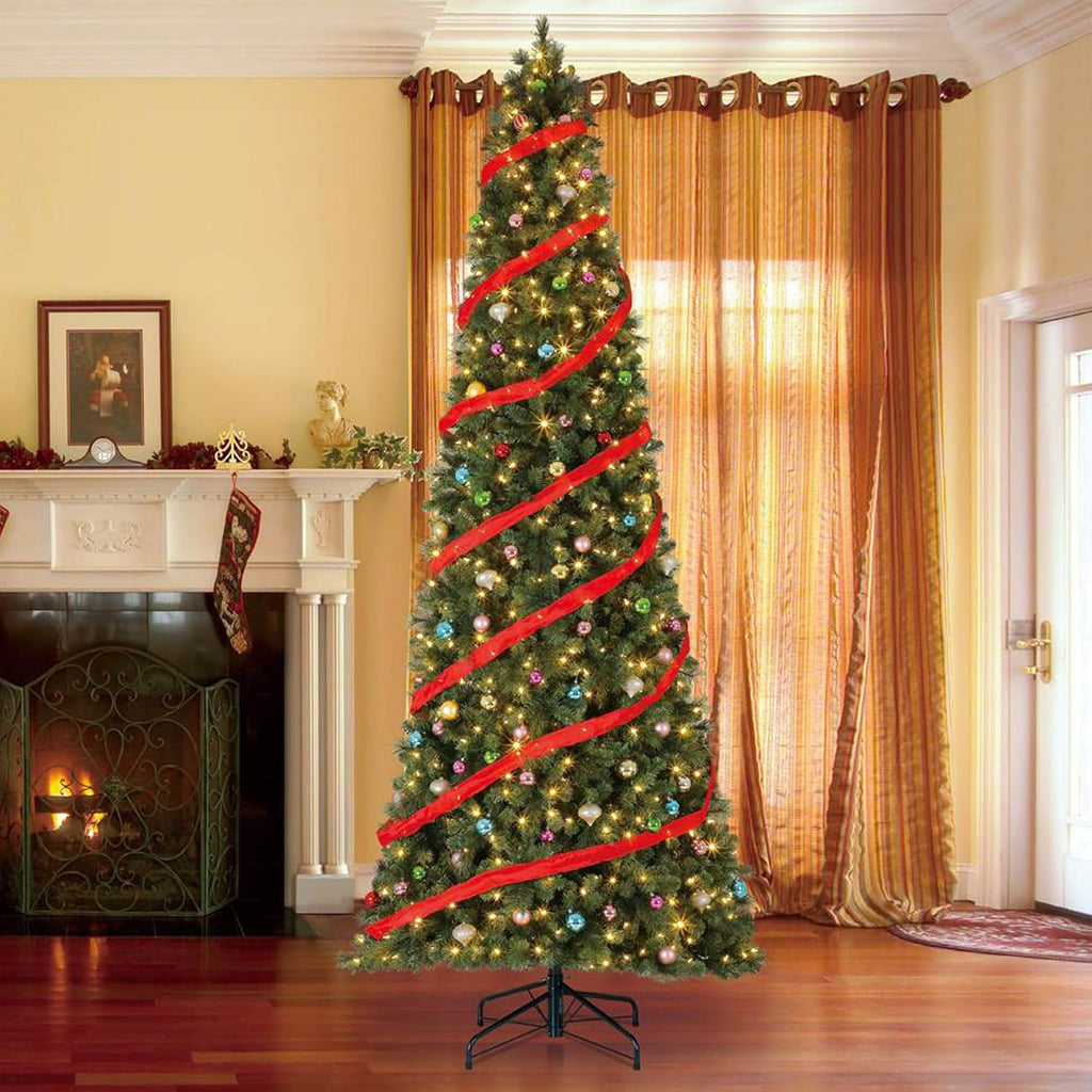 Cashmere 12ft Pre-Lit Christmas Tree, 800 Lights