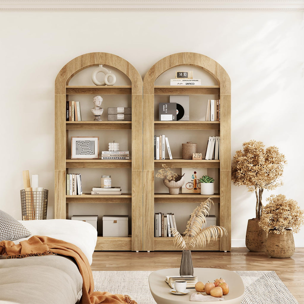 5-Tier Bookshelf, Arch-Shaped — Bookcases | Casa Home Living