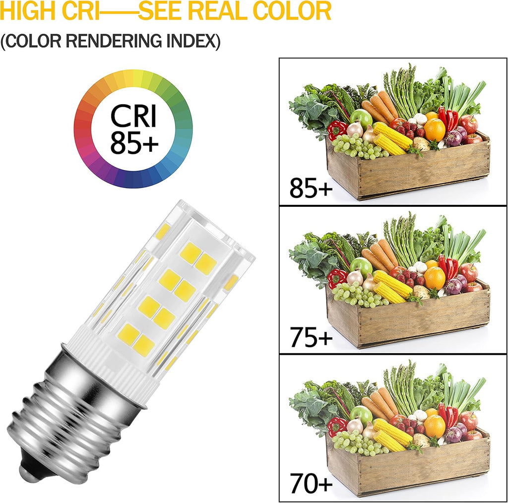E17 LED Microwave range hood over the stove bulb Equivalent to 40W halogen lamp replacement