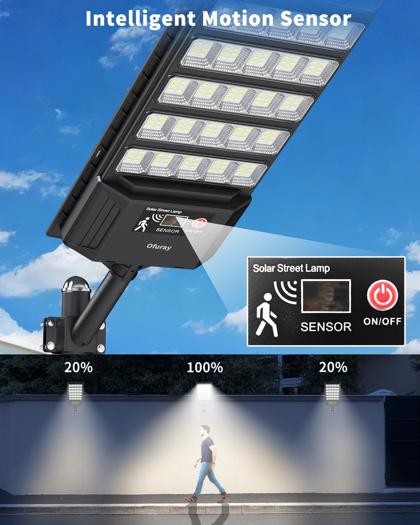 Solar Lights Outdoor, Dusk to Dawn Security with Remote 2 Pack